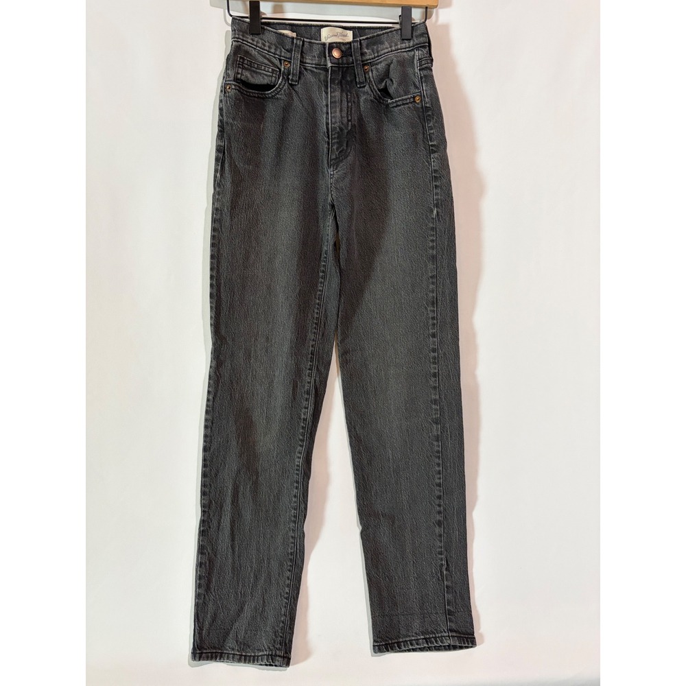 Universal Thread High Rise Straight Leg Jeans Size 00 24x30 Classic Basic Casual